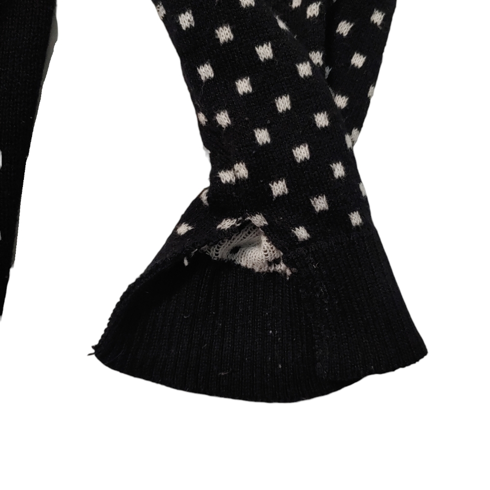 WELL WORN HOLIDAY SWEATER Black Size Medium Ugly Christmas Sweater Gingerbread - Picture 11 of 11